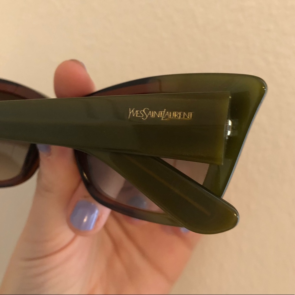Yves Saint Laurent Cat-Eye Sunglasses - No case.